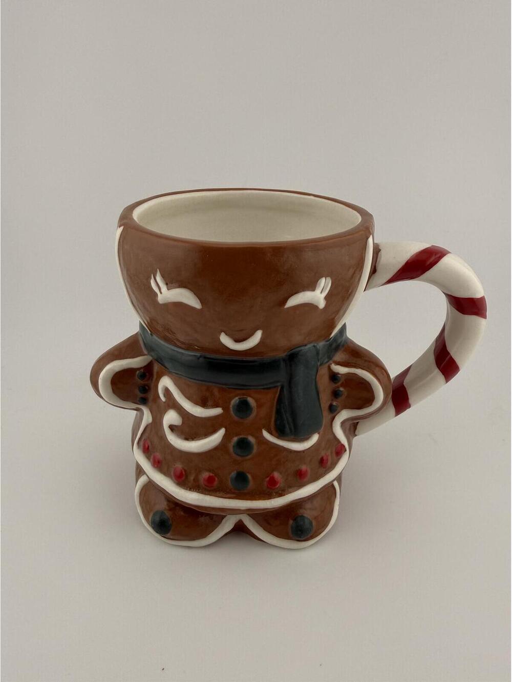New Pottery Barn Ms. Spice Gingerbread Girl Mug Christmas